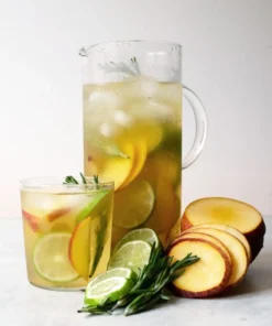 Cold brew đào chanh