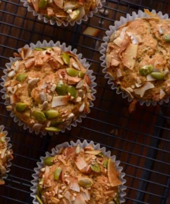 Bánh muffin chuối yến mạch